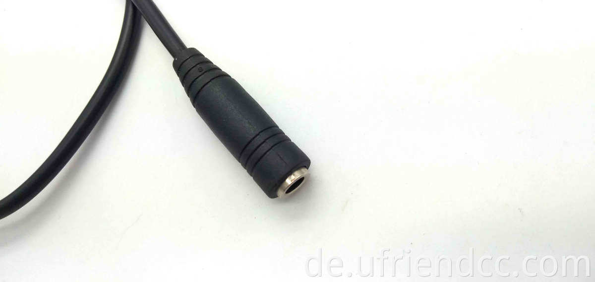 Benutzerdefinierte RJ9 RJ10 an weiblich 3,5 -mm -Audio -Jack -Headset -Adapterkabel für Büro Telefon